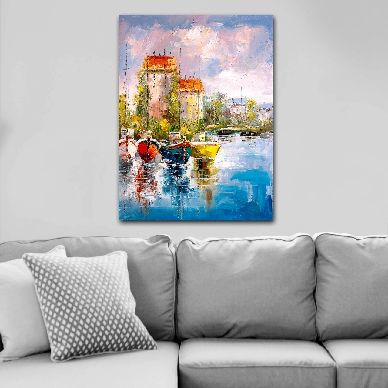 Tablou decorativ 613287734_70100 Cadru: 100% LEMN (grosime: 3 cm) Multicolor