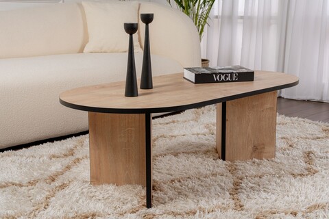 Masuta de cafea, Nordure, Sable, Stejar safir / negru