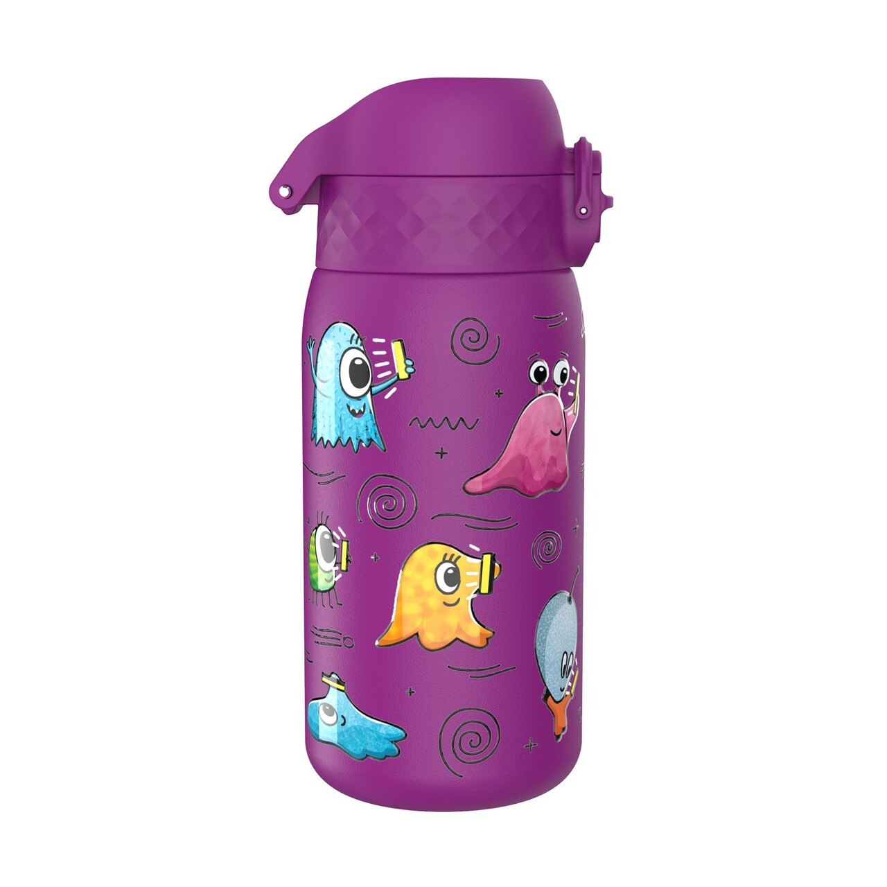 Sticla apa pentru copii, inox, 400ml, Aliens - Ion8 - view 5