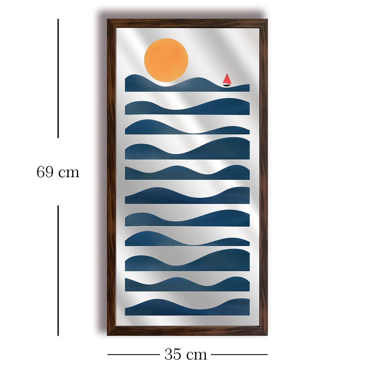 Tablou decorativ, Ahsalct-001, Cadru: 100% PVC (Grosime: 2 cm), Multicolor — imaginea 4