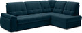 Coltar extensibil dreapta 3 locuri ELTAP, RT-40NU, Sado, 272x192x95 cm, lemn/poliester, albastru inchis