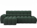 Coltar extensibil dreapta 3 locuri ELTAP, Ceedro, 283x165x98 cm, lemn/poliester, verde inchis