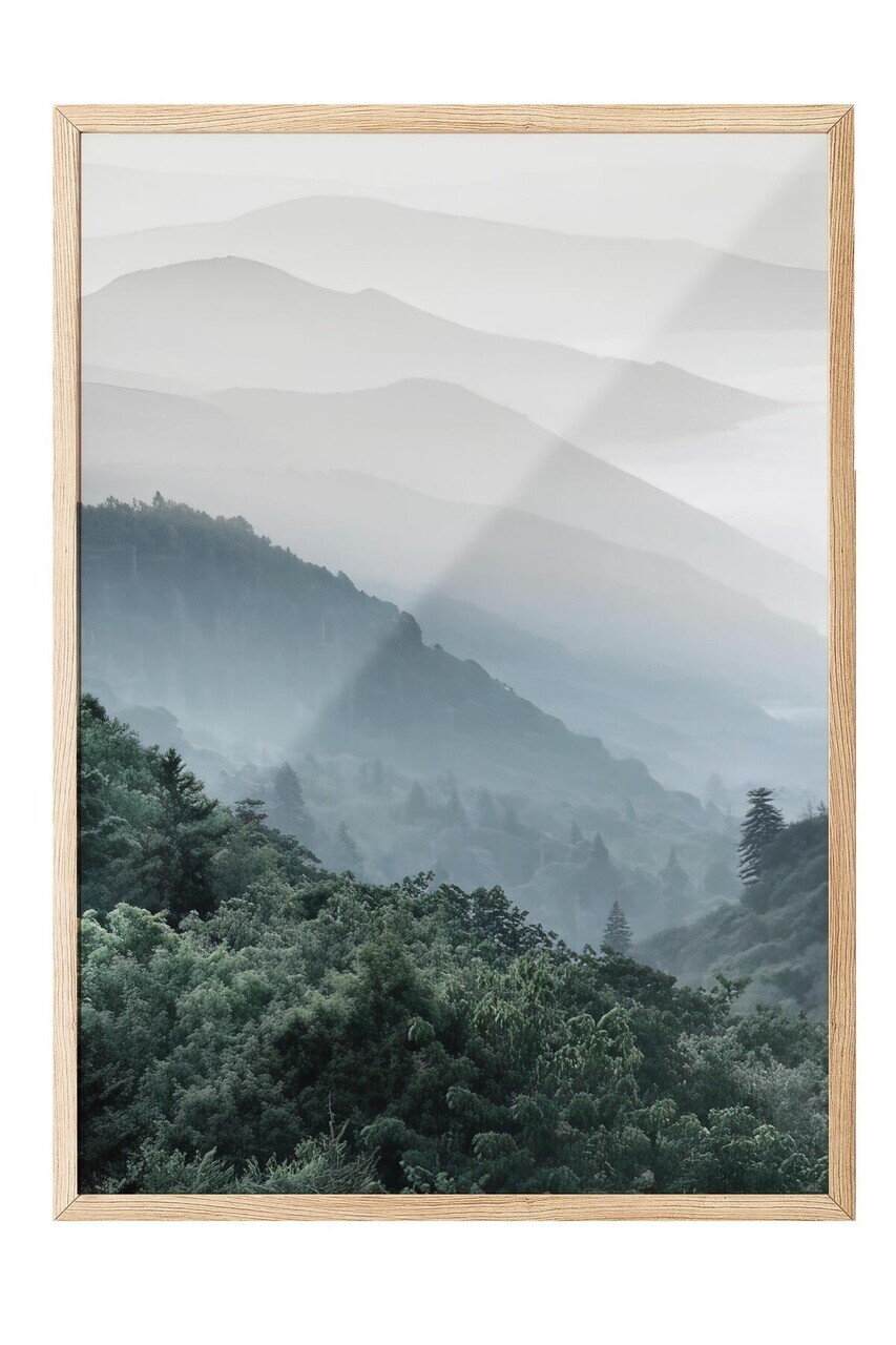 Tablou decorativ, 108364, Lemn masiv, Sticla PVC, Multicolor - view 2