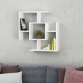Raft pentru perete, Homitis, Parantez - White, 20x71x71 cm
