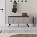 Pantofar, Decortie, Dune Bench, 107x55x35 cm, PAL, Mocha