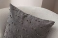 Husa de perna, Tuffet, 43x43 cm, Material: 100% POLIESTER, Gri
