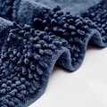 Set covorase de baie 2 piese, Alanur Home, COTTONKT000422, Bumbac, Albastru inchis