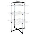 Uscator de rufe vertical, Metaltex, Fortino, 25 m capacitate de uscare, otel/plastic, gri