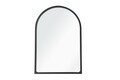 Oglinda decorativa, Lumisfera, Opal 30 x 45, Negru