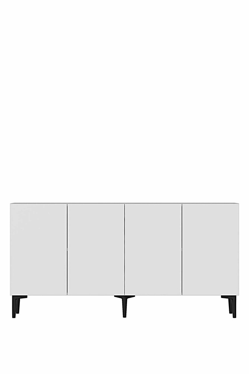 Consola, Hanah Home, Didema 150, 150x79x32 cm, Alb — imaginea 4