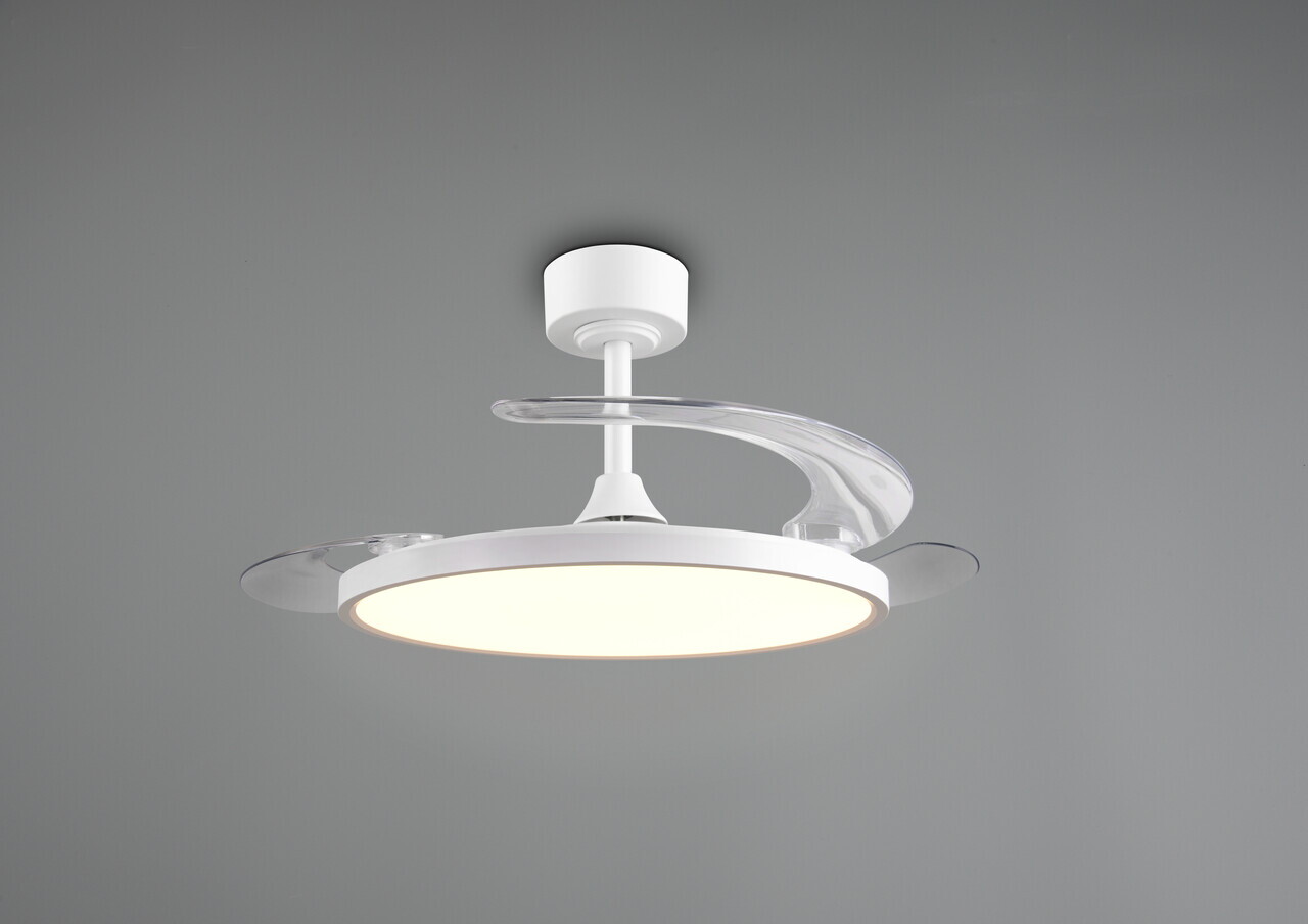 Plafoniera cu ventilator Kasfjord, RL, 106x35 cm, 30W, 1x SMD, metal, alb mat - view 3