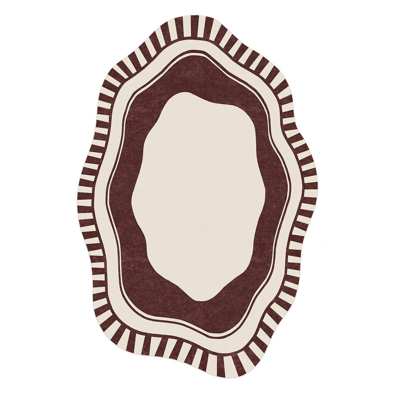 Covor, Fr408, 100x200 cm, Bordo — imaginea 3