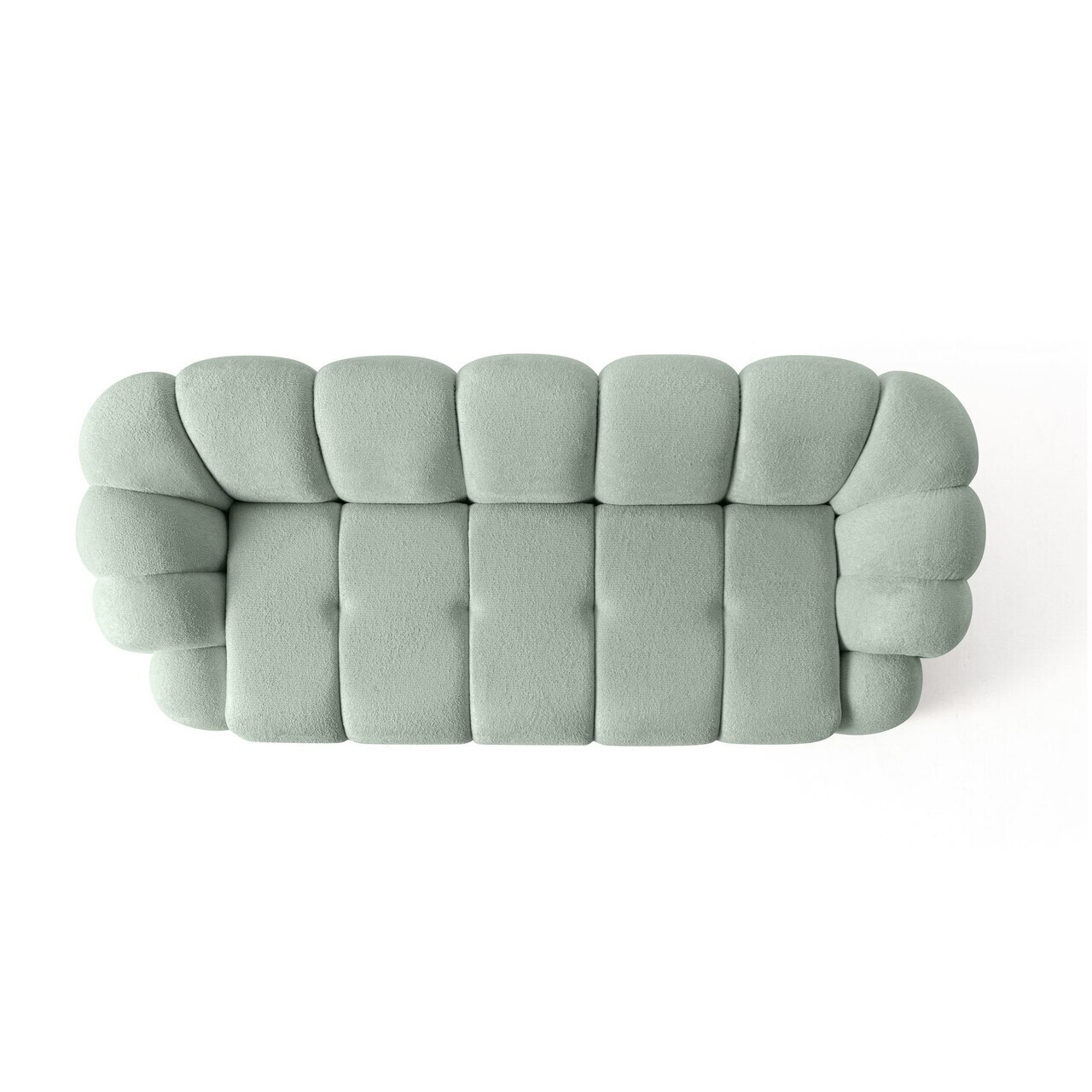 Canapea 3 locuri, Atelier del Sofa, 752EST1132, Lemn de carpen/PAL melaminat, Turcoaz - view 5