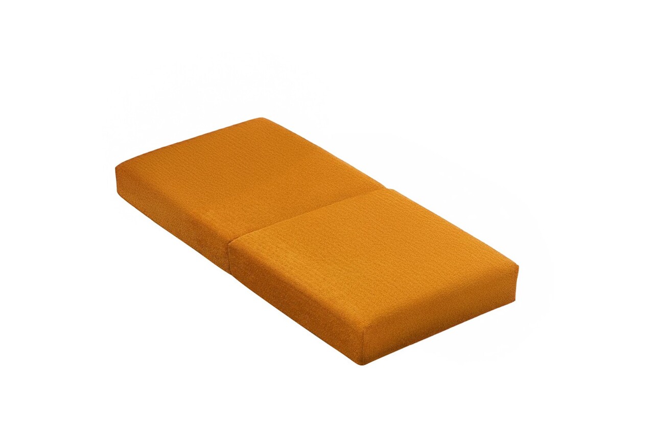 Taburet, Atelier del Sofa, 825BLC5228, Tesatura Chenille, Portocaliu - view 3