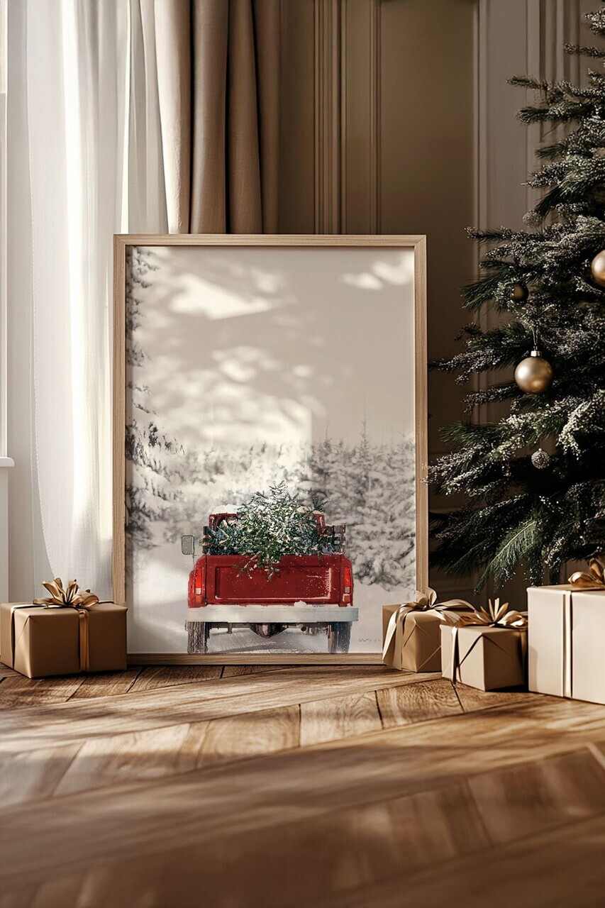Tablou decorativ, Nwyearsngmdl73, MDF, Multicolor