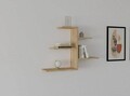 Raft de perete, Asse Home, Gami, 82.2x48x19.6 cm, PAL , Maro