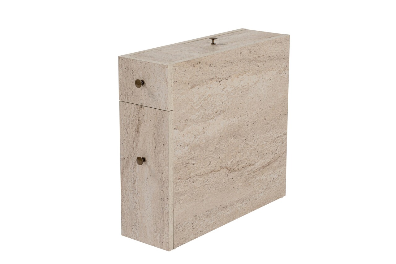 Dulap de baie, Kalune Design, Calencia, Travertin - 2 | YEO