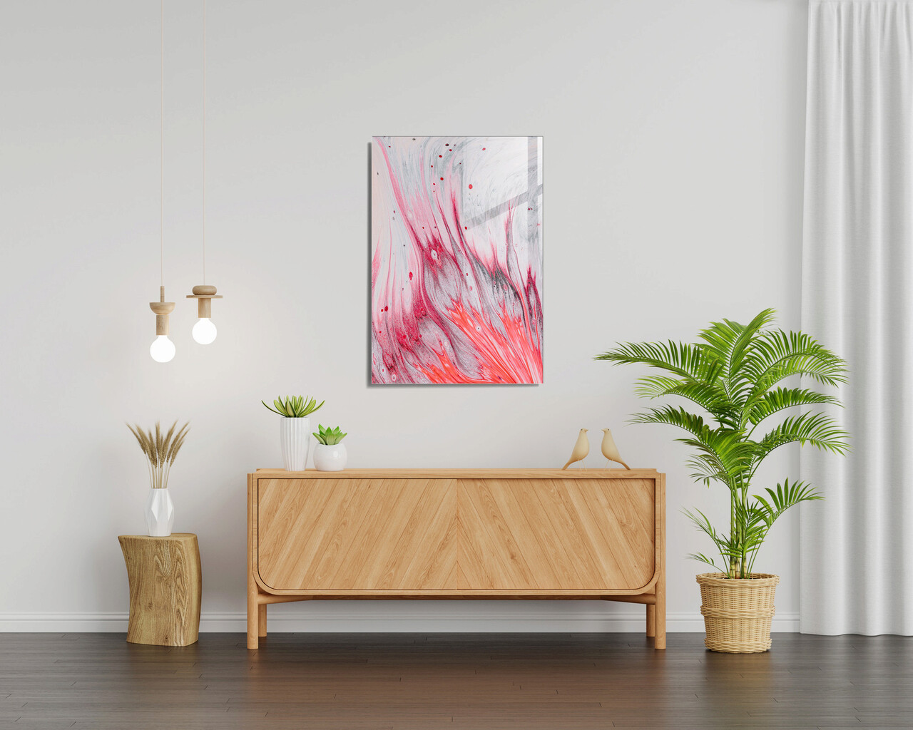 Tablou decorativ, 1498, Sticla temperata, Dimensiune: 45 x 65 cm, Multicolor - 1 | YEO