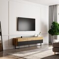 Comoda TV, Inarch, Sign, Negru / Stejar