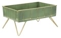 Cutie decorativa Glam, Mauro Ferretti, 28 x 18.5 x 14.5 cm, fier, verde