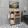 Dulap multifunctional, Arnetti, Rebusa, Pin Atlantic / Antracit