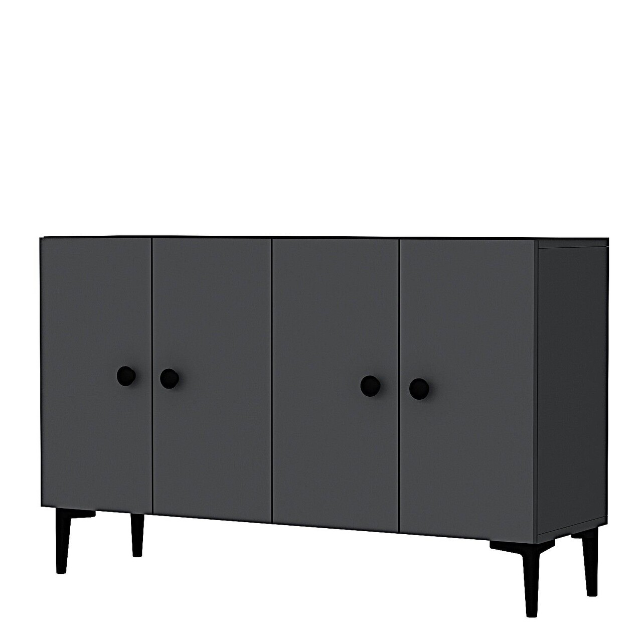 Consola, Hanah Home, Pella 120, 120x75x32 cm, Antracit - view 5