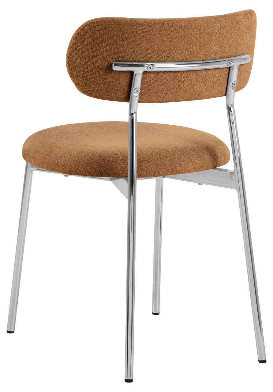 Scaun Lyric, Actona, 47x53.5x79 cm, poliester/otel, teracota - view 10