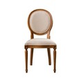 Scaun, Fairfax, Albero42, 48x49x98 cm, Lemn de fag , Nuc / Bej