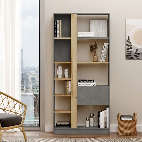 Corp biblioteca, yardley, lv21-kr, pal, stejar / argintiu