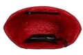 Geanta Juicy Couture 168, 45x13x30 cm, piele ecologica, negru/rosu