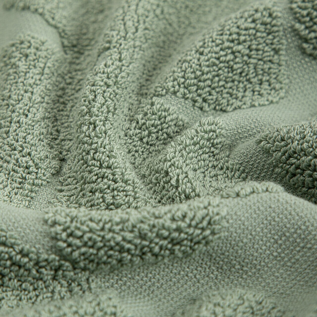 Prosop de baie Flores, Homla, 100x150 cm, bumbac, verde - view 3