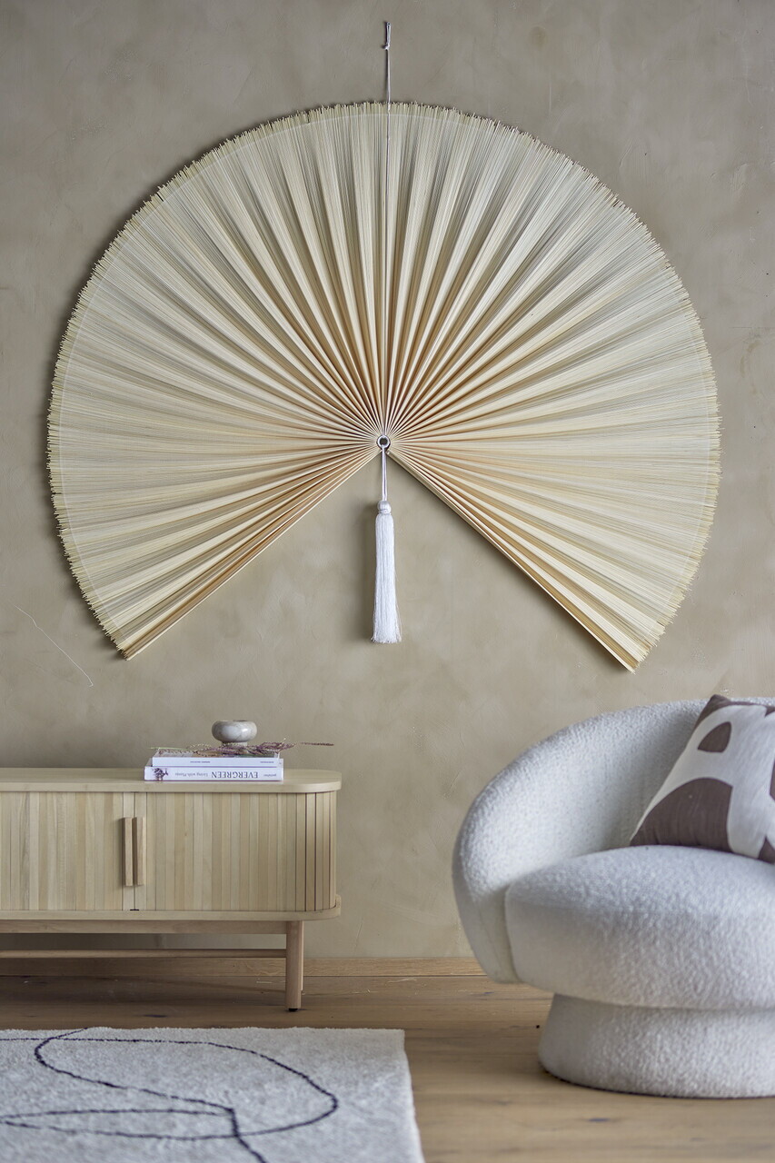 Decoratiune de perete, Bloomingville, Jaime, 150x110 cm, bambus, natural - imagine 3