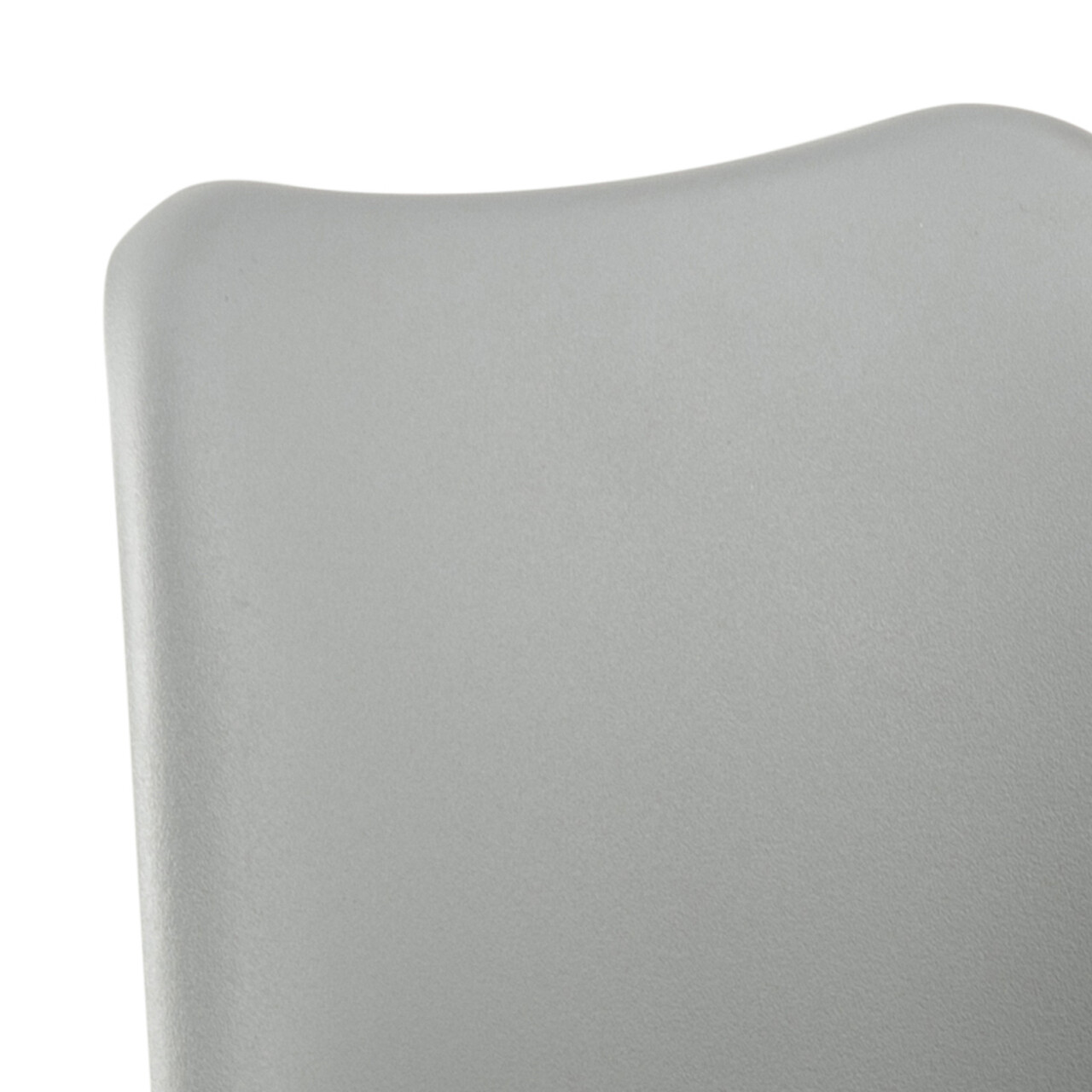 Scaun Eris, Actona, 48.5x54x85.5 cm, piele ecologica/otel, gri - view 2