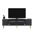 Comoda TV, Olivia, Dekolp4, Antracit / Aur