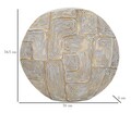 Vaza Eclips, Mauro Ferretti, 36x11x34.5 cm, polirasina, auriu/alb