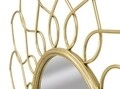 Oglinda decorativa, Glam Girg, Mauro Ferretti, 90 cm, auriu