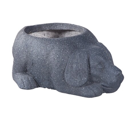 Ghiveci, Dog Dark, Creaciones Meng, 42x32.5x17 cm, ciment