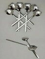 Set lingurite pentru ceai / cafea, Dynasty, 960DYN1943, Inox  ,  11x2.5 cm, 6 piese, Argintiu