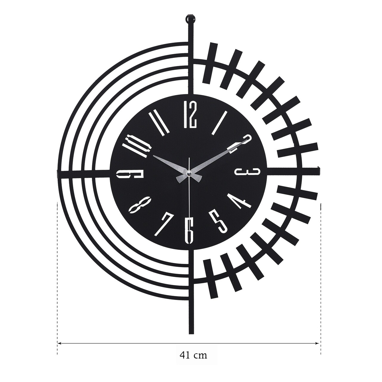 Ceas de perete, Dubai New, Diametru: 41 cm, Negru - view 3