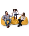 Fotoliu puf, Bean Bag, Ferndale, 100 cm, poliester impermeabil, galben