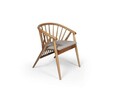 Set masa si scaune, Fairfax, Riva Masa T, 100% MDF ACCOVIT DE FAG, Natural