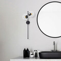 Aplica de perete, Fulgor, 942FLG2148, Metal, Negru
