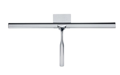 Racleta cu sistem de agatare, wenko, terni jumbo, 40 x 3.5 x 17 cm, metal, gri
