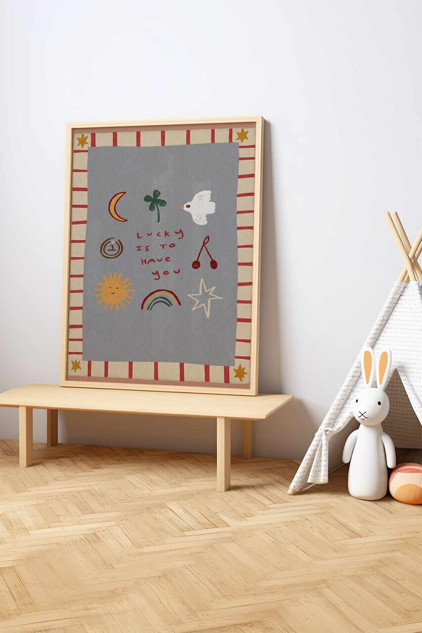 Tablou decorativ, Teknrsymdf, MDF, Multicolor — imaginea 2