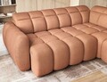 Coltar extensibil dreapta 4 locuri ELTAP, RT-24XIL, Falconn, 258x208x107 cm, lemn/poliester, portocaliu