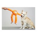 Jucarie de plus pentru caini Monkey S, Gloria, 19 x 6 x 21 cm, poliester, portocaliu