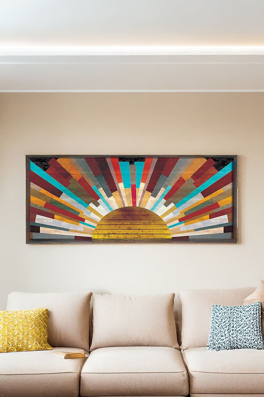 Tablou decorativ Artsmdfyty45-12050 Vopsea: 100% MDF (grosime: 27 mm) Multicolor