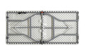 Masa pliabila pentru picnic si gradina Rodeo, Pakoworld, 152x70x74 cm, polietilena HDPE/metal, alb/gri