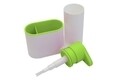 Organizator pentru chiuveta 2in1 Bedora, plastic, alb/verde