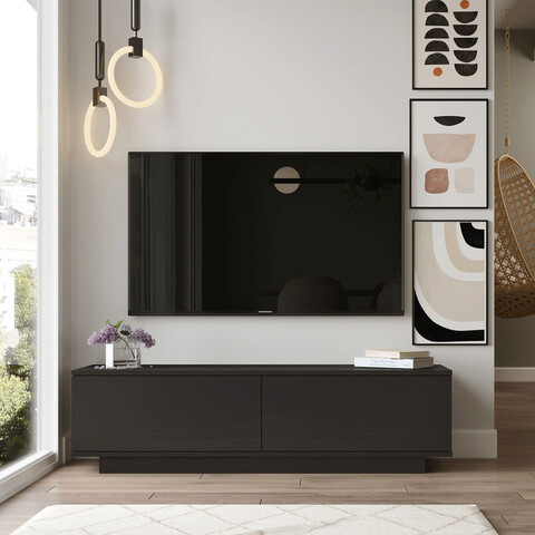 Comoda tv, locelso, fn1, 140x38.2x35.5 cm, negru